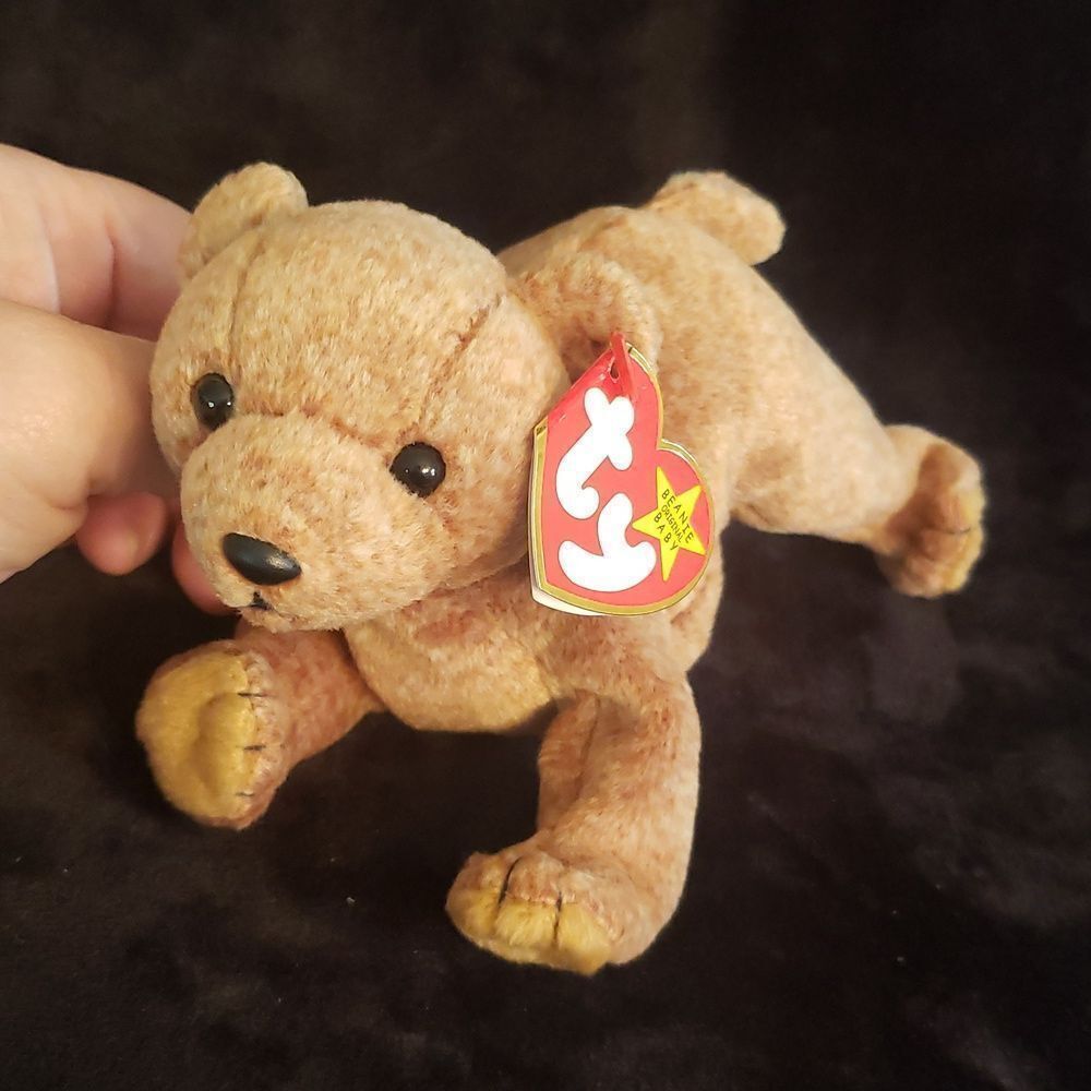 Vintage 1999 Ty Beanie Baby PECAN the Bear